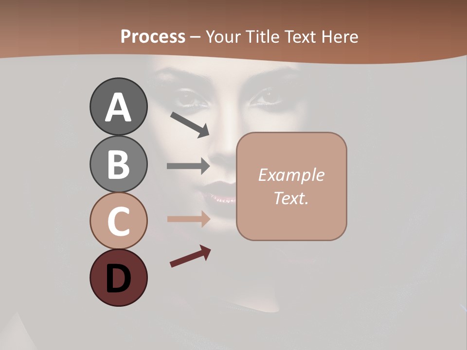 Red Only Attractive PowerPoint Template