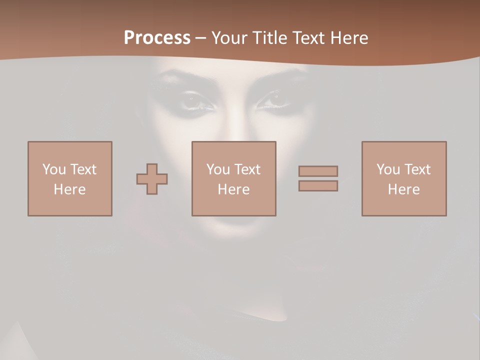 Red Only Attractive PowerPoint Template