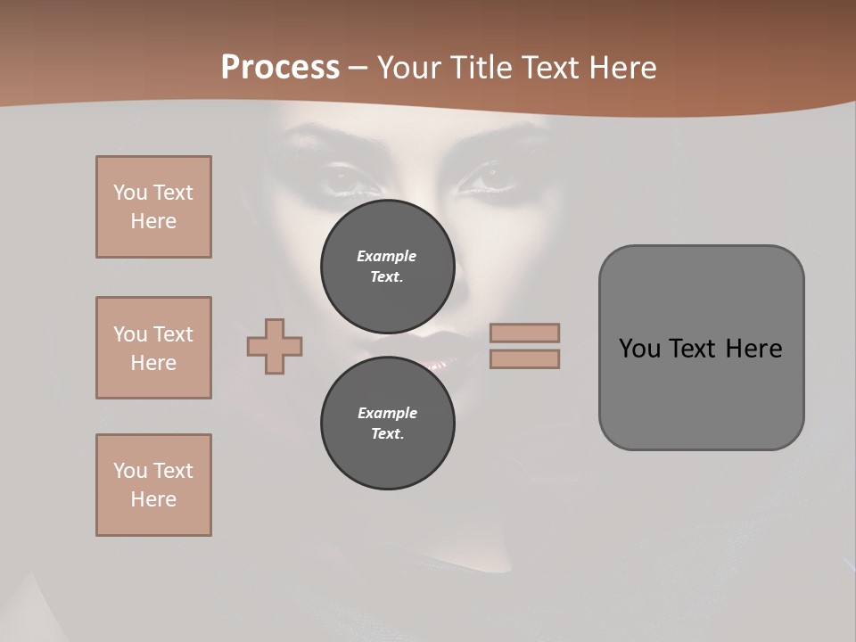 Red Only Attractive PowerPoint Template