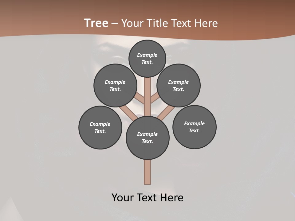 Red Only Attractive PowerPoint Template