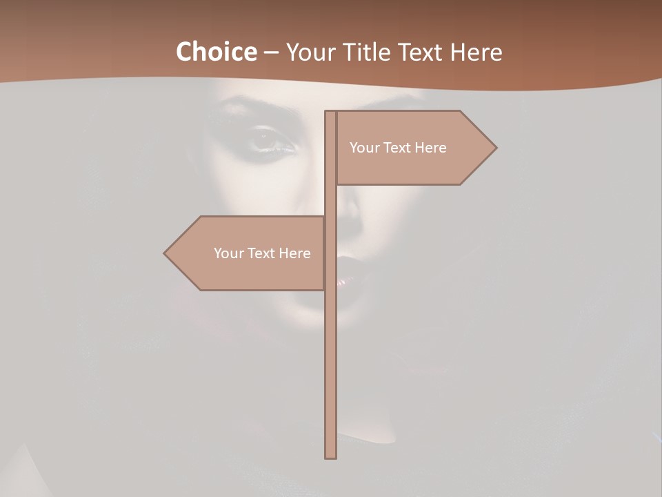 Red Only Attractive PowerPoint Template