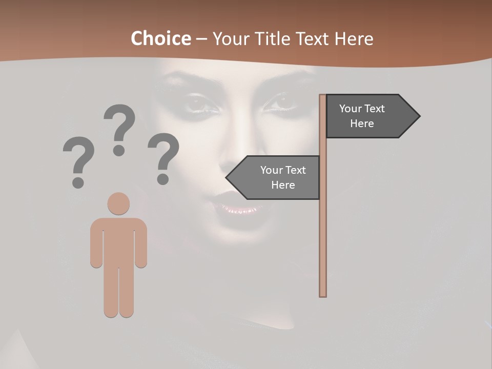 Red Only Attractive PowerPoint Template