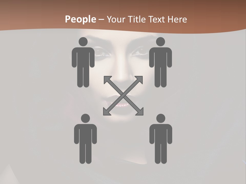 Red Only Attractive PowerPoint Template