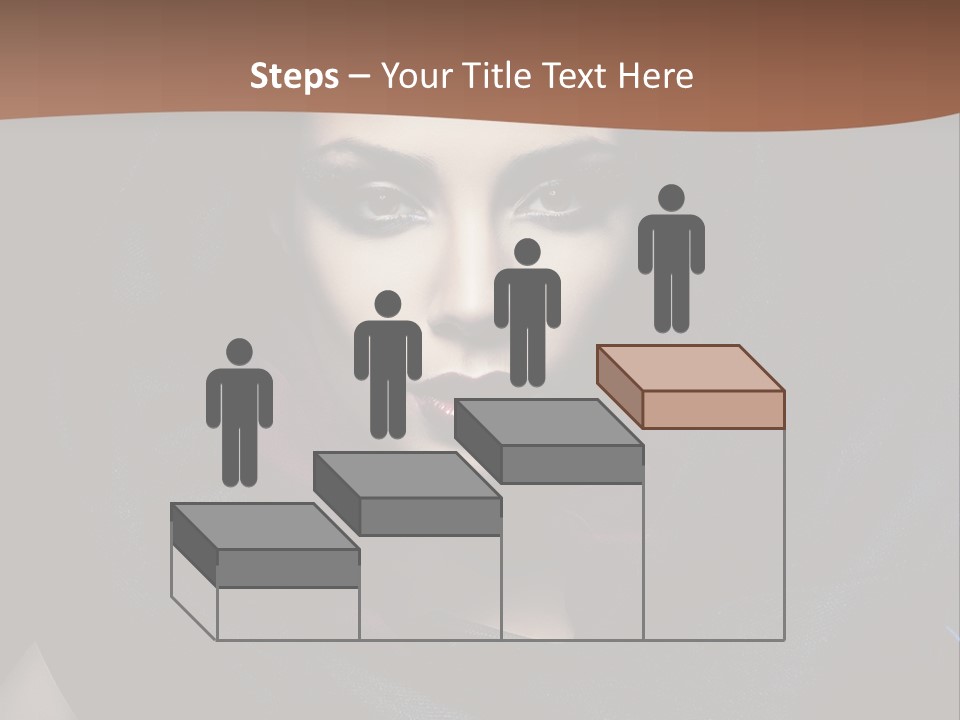 Red Only Attractive PowerPoint Template