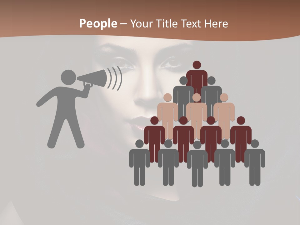 Red Only Attractive PowerPoint Template