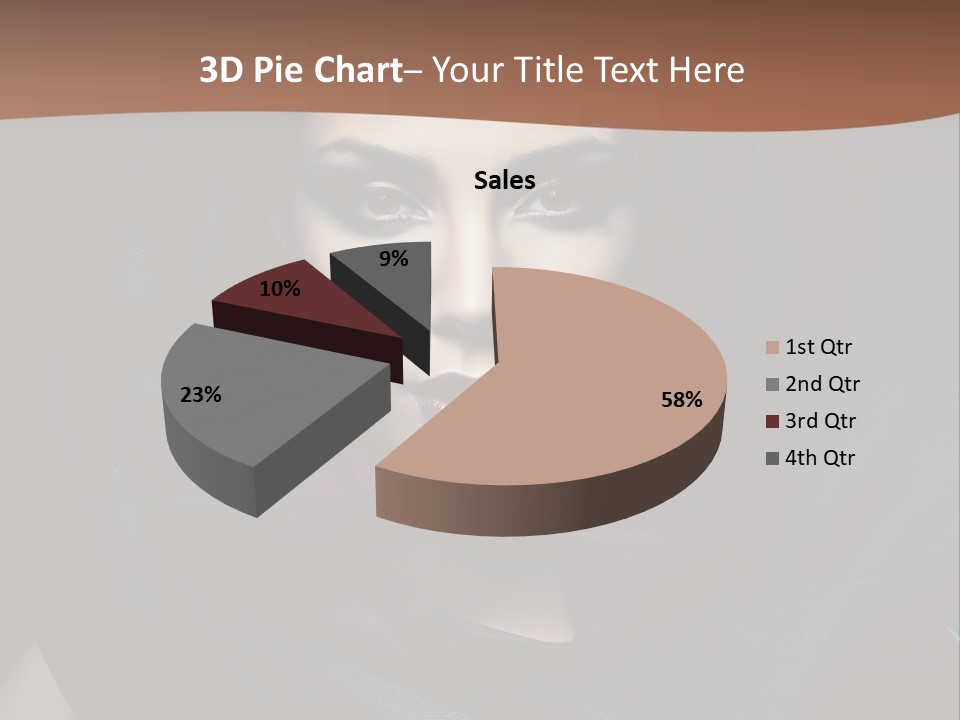 Red Only Attractive PowerPoint Template
