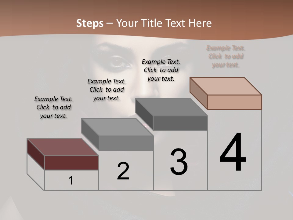 Red Only Attractive PowerPoint Template