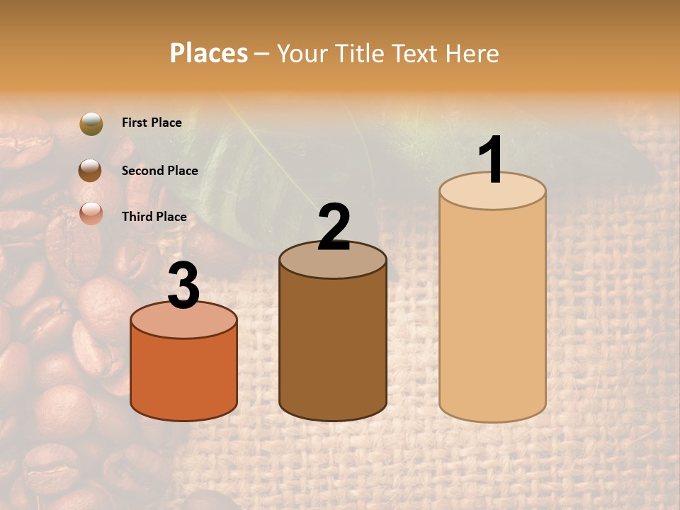 Closeup Burlap Textile PowerPoint Template