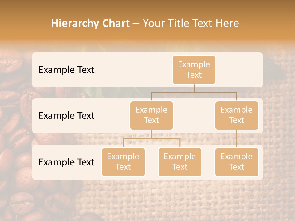 Closeup Burlap Textile PowerPoint Template