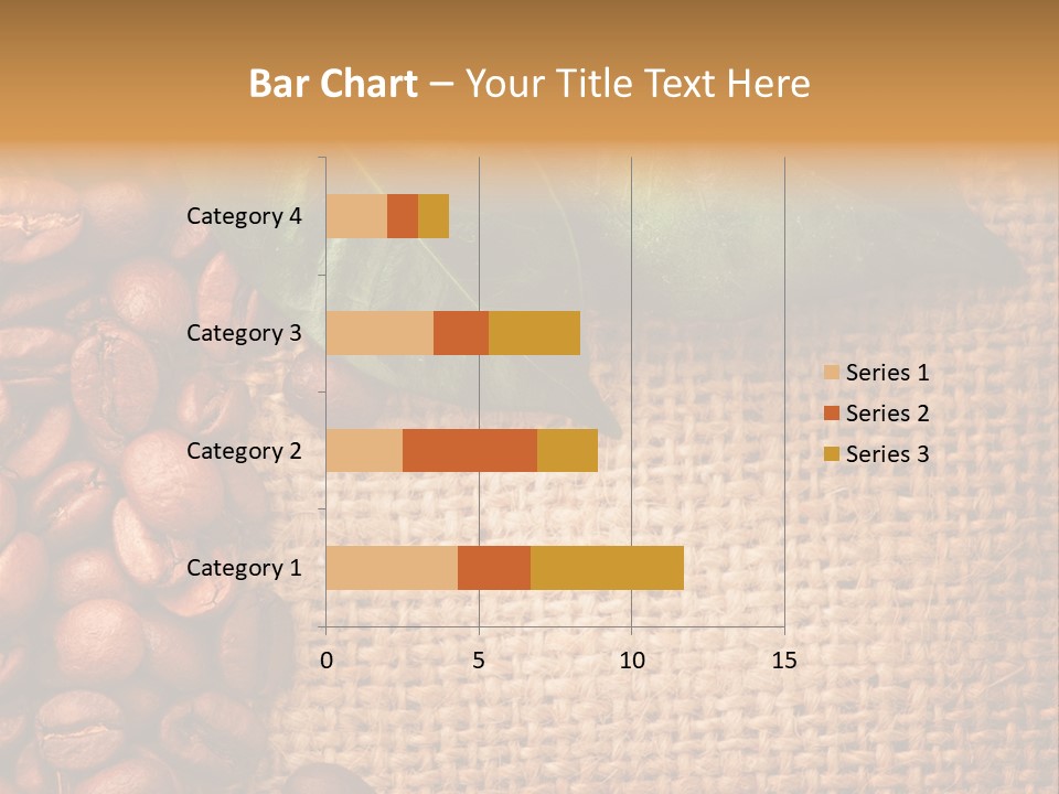 Closeup Burlap Textile PowerPoint Template