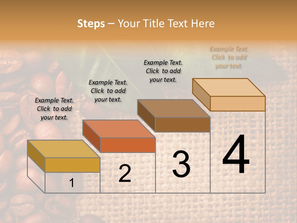 Closeup Burlap Textile PowerPoint Template