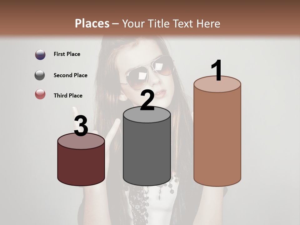 Emotion Complexion Teenage PowerPoint Template