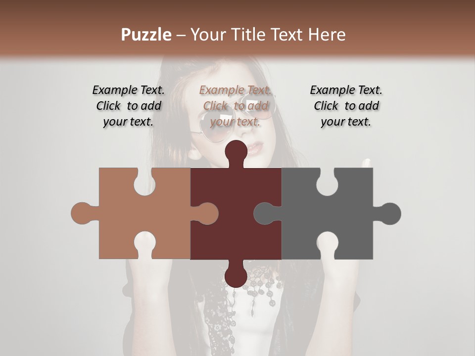 Emotion Complexion Teenage PowerPoint Template