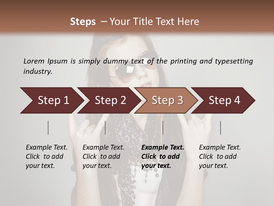 Emotion Complexion Teenage PowerPoint Template