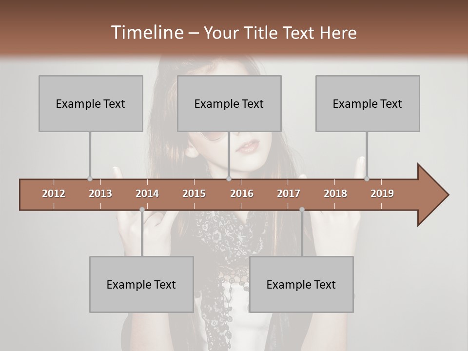 Emotion Complexion Teenage PowerPoint Template