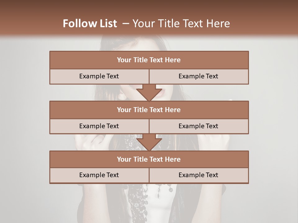 Emotion Complexion Teenage PowerPoint Template