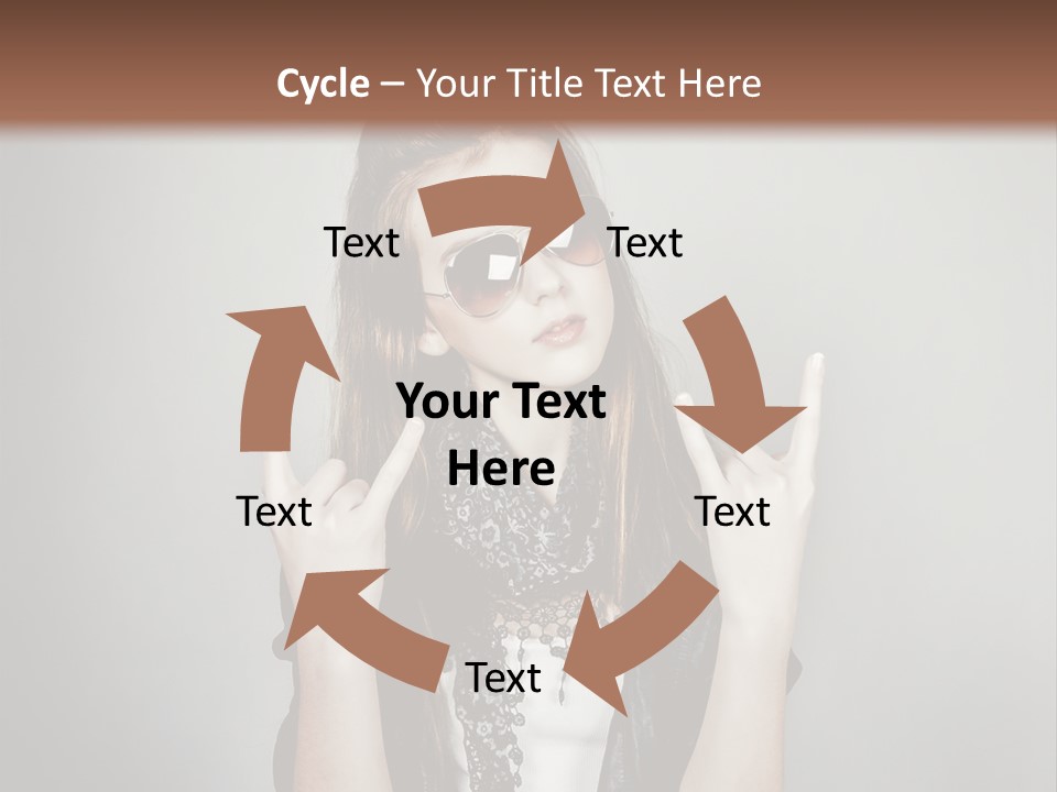 Emotion Complexion Teenage PowerPoint Template