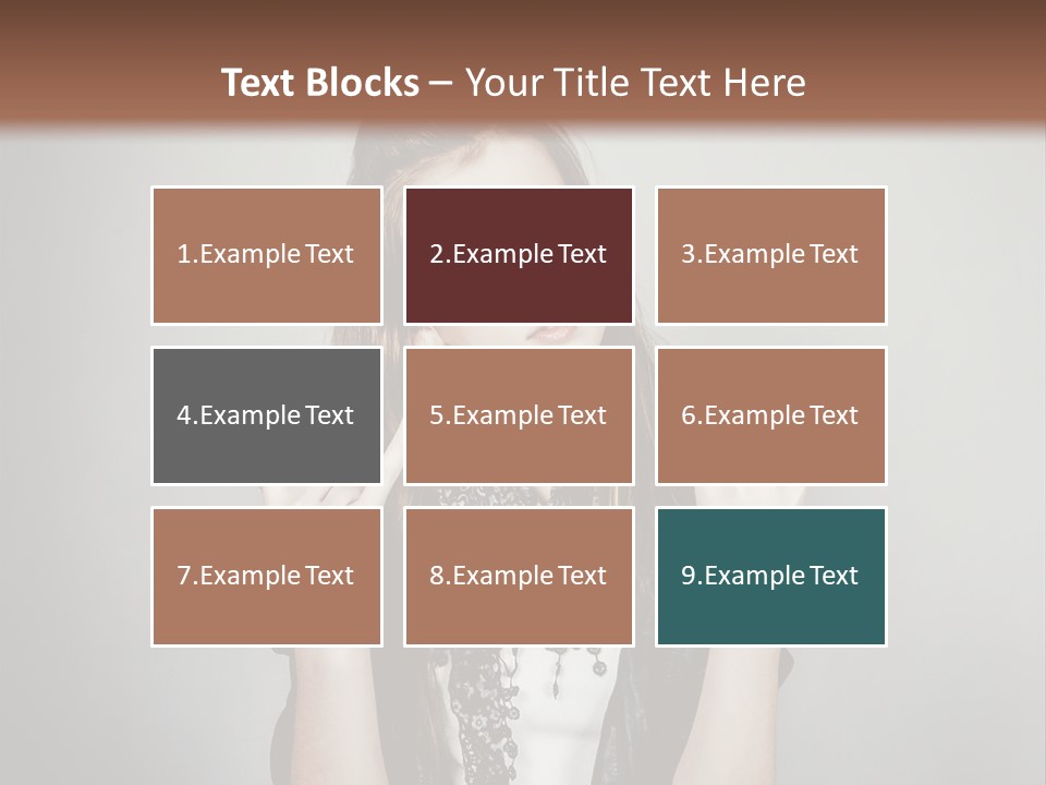 Emotion Complexion Teenage PowerPoint Template