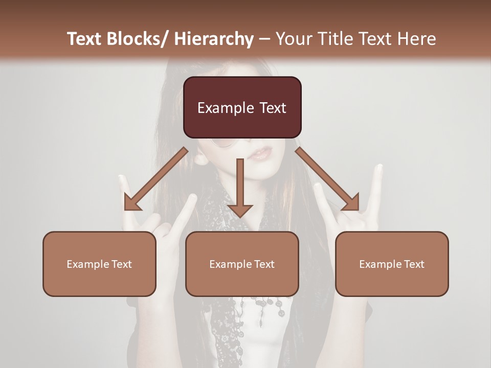 Emotion Complexion Teenage PowerPoint Template