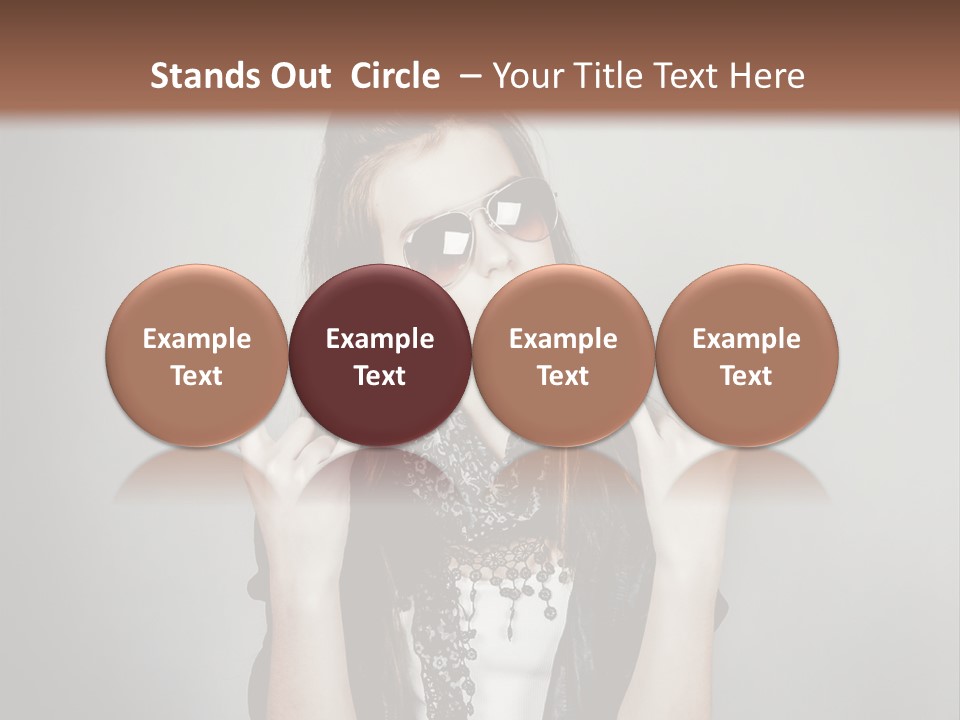 Emotion Complexion Teenage PowerPoint Template