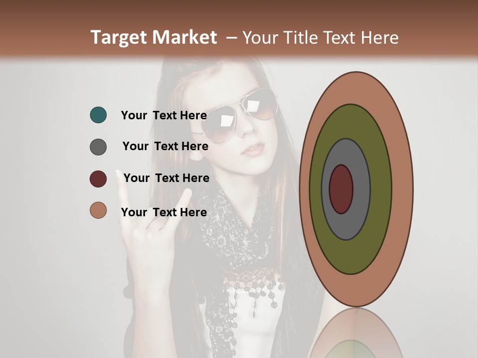 Emotion Complexion Teenage PowerPoint Template