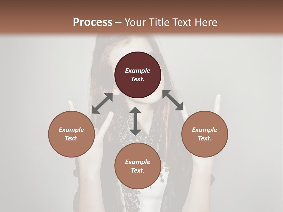 Emotion Complexion Teenage PowerPoint Template