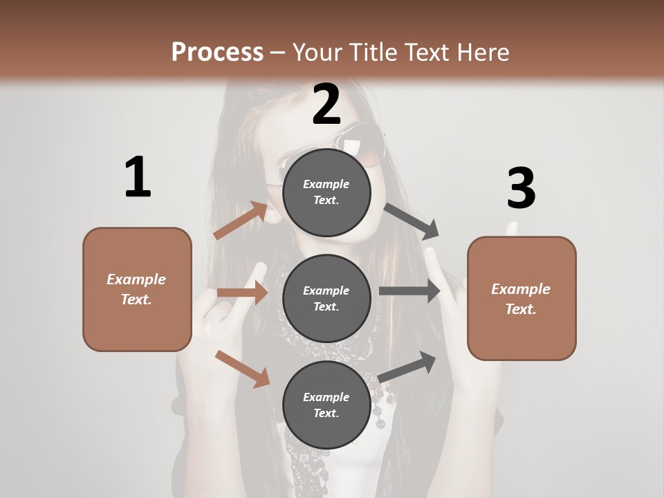 Emotion Complexion Teenage PowerPoint Template