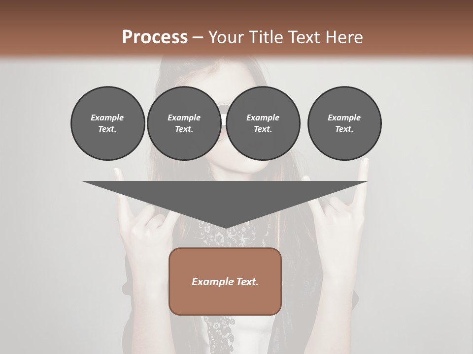 Emotion Complexion Teenage PowerPoint Template