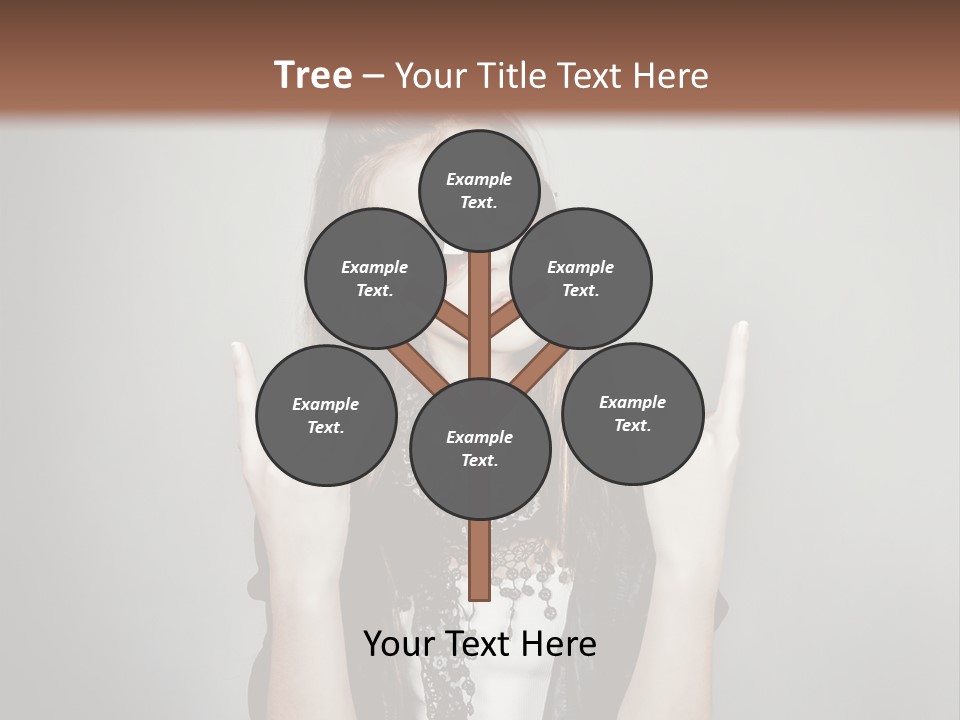 Emotion Complexion Teenage PowerPoint Template