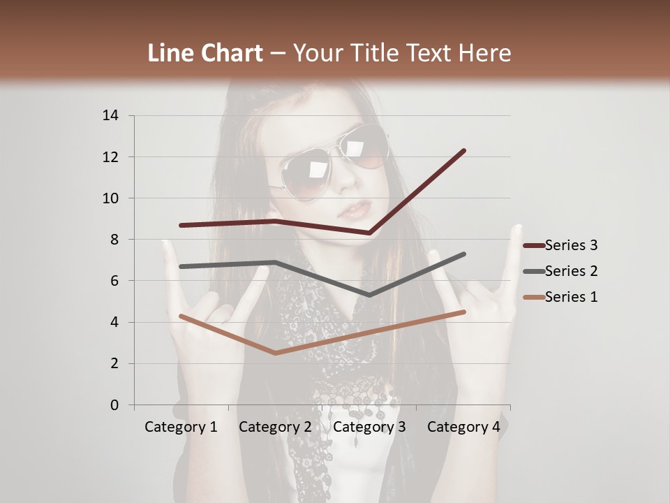 Emotion Complexion Teenage PowerPoint Template