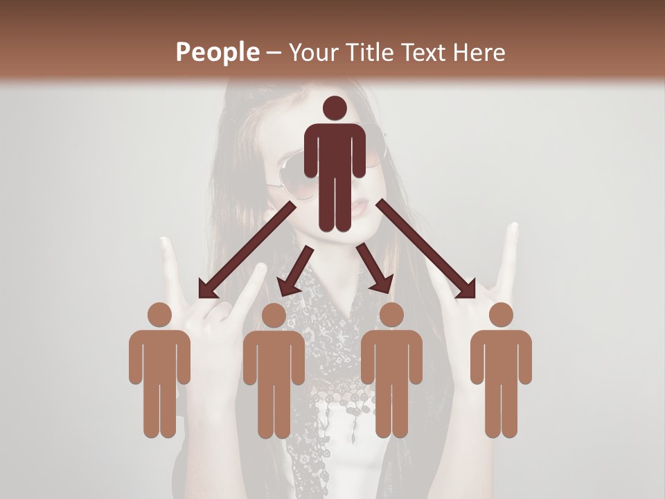 Emotion Complexion Teenage PowerPoint Template