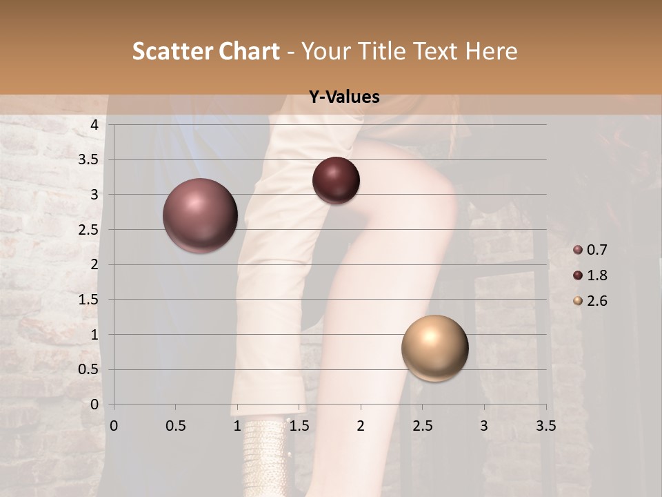 Pose Attractive Leg PowerPoint Template