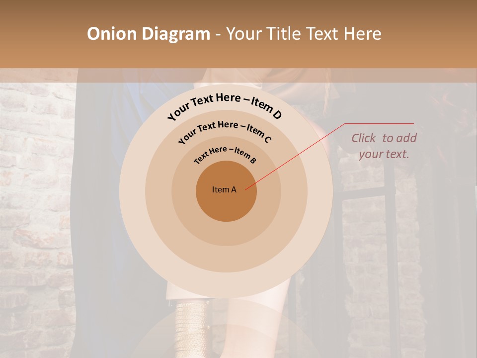 Pose Attractive Leg PowerPoint Template