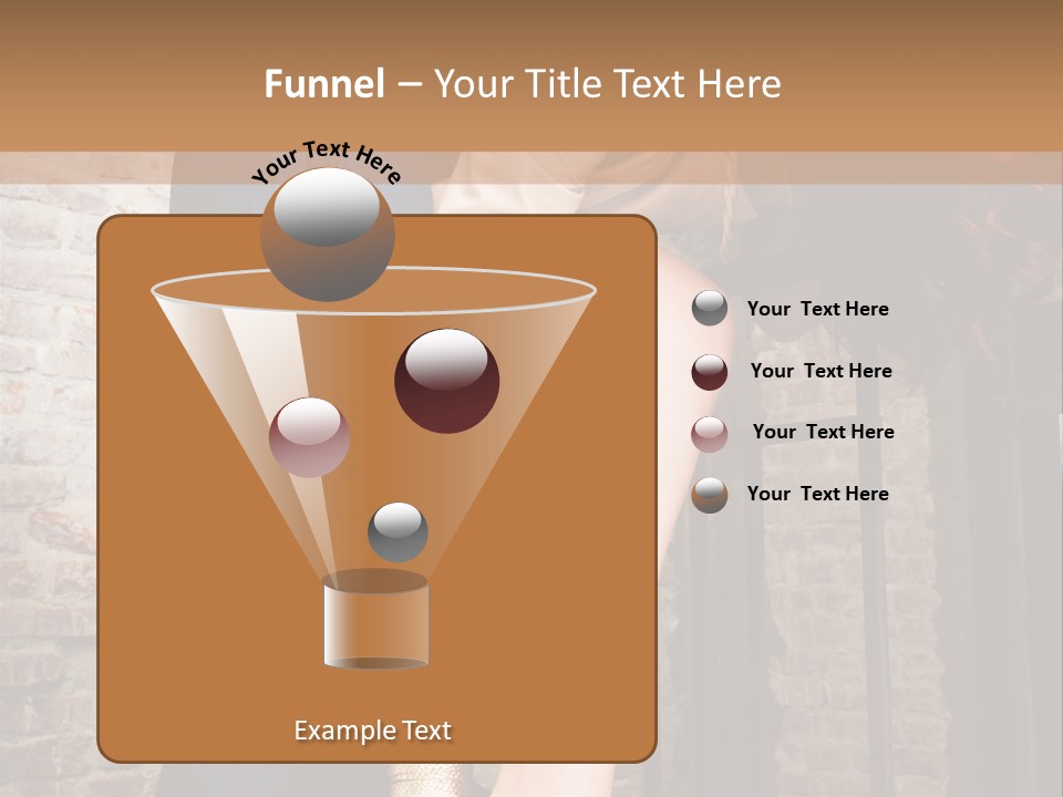 Pose Attractive Leg PowerPoint Template