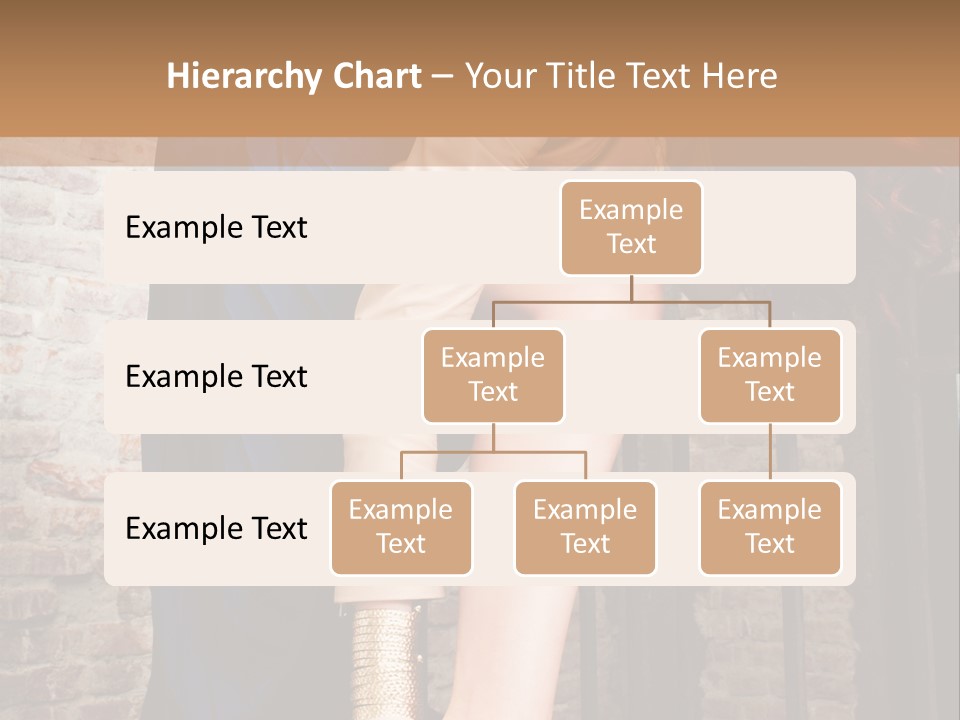 Pose Attractive Leg PowerPoint Template
