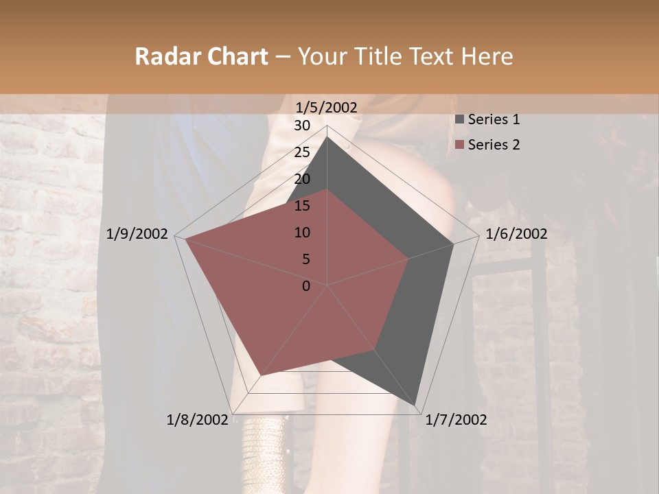Pose Attractive Leg PowerPoint Template