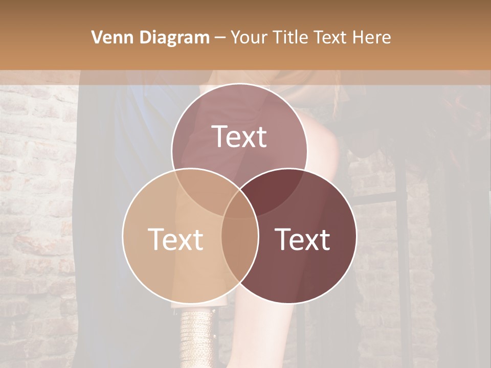 Pose Attractive Leg PowerPoint Template