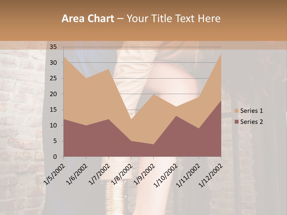 Pose Attractive Leg PowerPoint Template