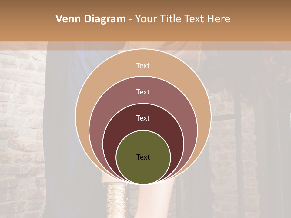 Pose Attractive Leg PowerPoint Template
