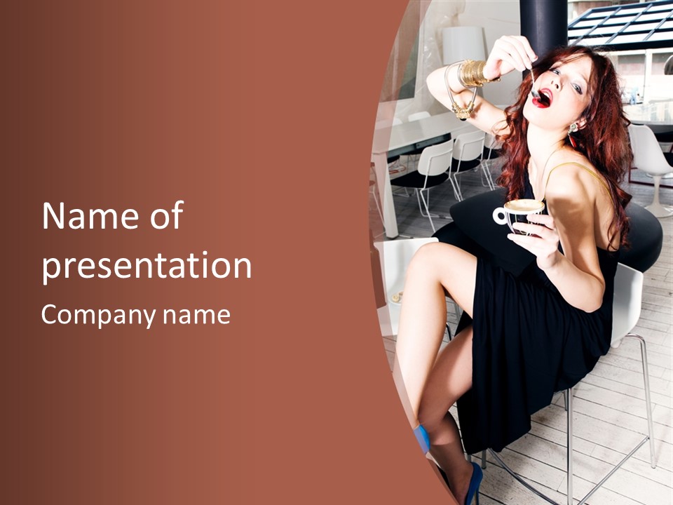 Modern Attractive Restaurant PowerPoint Template