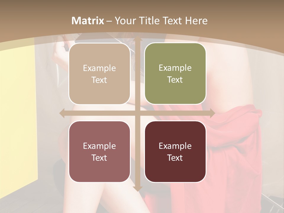 Fashion Provocative Attractive PowerPoint Template