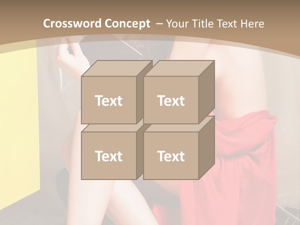 Fashion Provocative Attractive PowerPoint Template