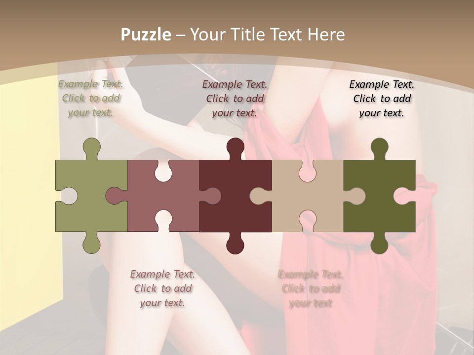 Fashion Provocative Attractive PowerPoint Template