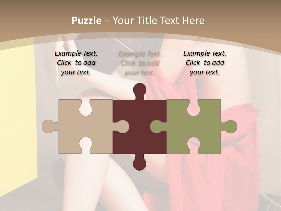 Fashion Provocative Attractive PowerPoint Template