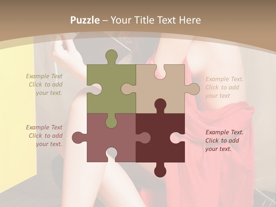 Fashion Provocative Attractive PowerPoint Template