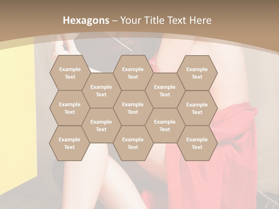 Fashion Provocative Attractive PowerPoint Template