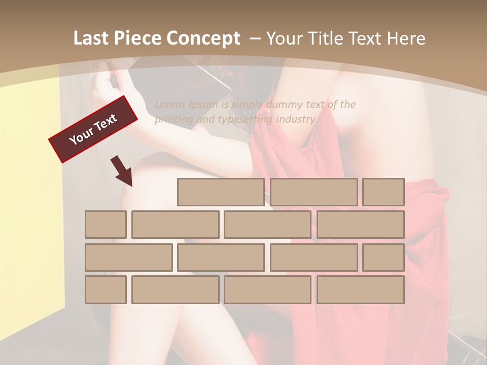 Fashion Provocative Attractive PowerPoint Template