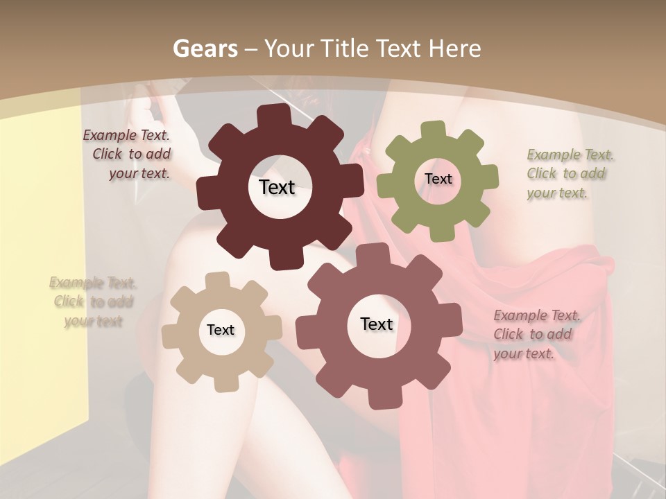 Fashion Provocative Attractive PowerPoint Template