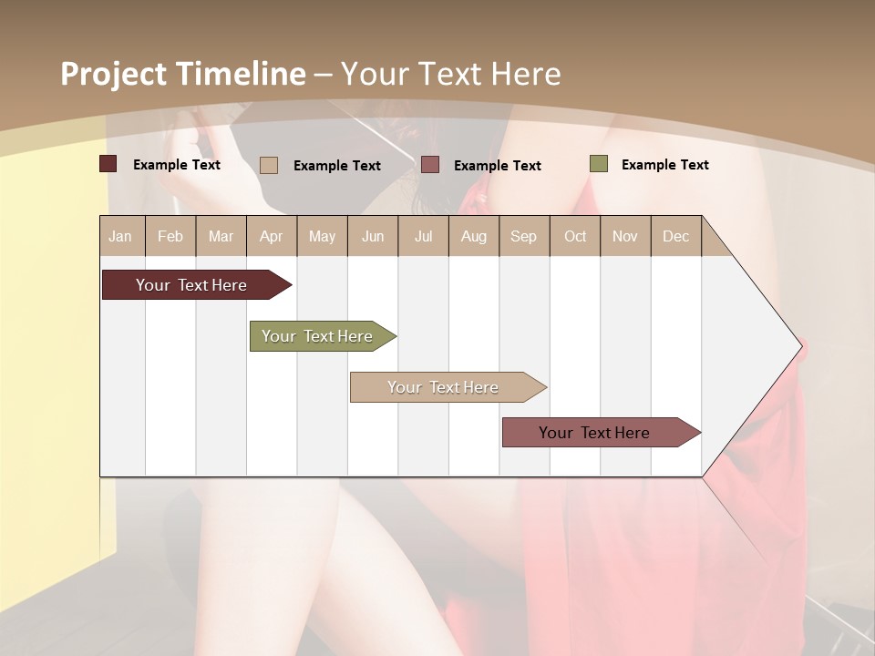 Fashion Provocative Attractive PowerPoint Template