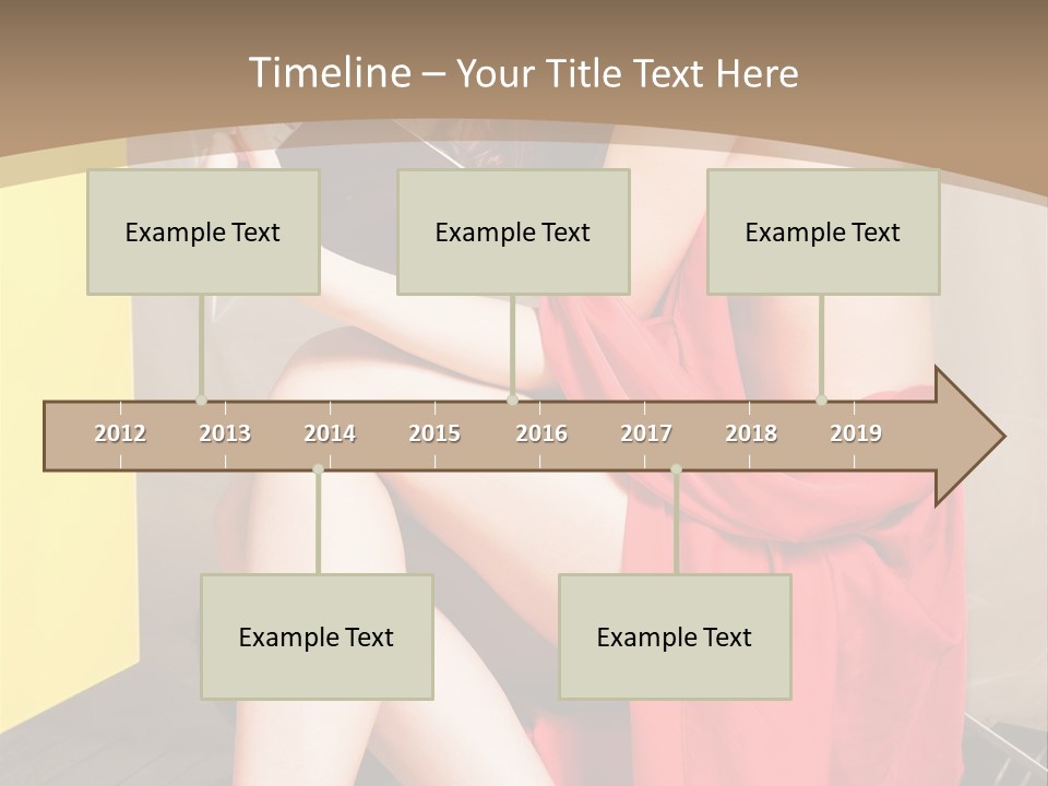 Fashion Provocative Attractive PowerPoint Template